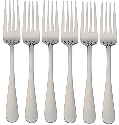 6 forchette da frutta in acciaio inossidabile 17,5 x 2,36 cm