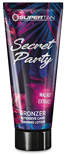 SuperTan Secret Party - Lozione abbronzante con estratto di noce (200 ml)