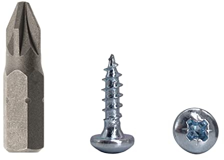 100 Stück DIN 7981 Stahl verzinkt 4,0 x 15 mm Holzschrauben Spanplattenschrauben mit Flachkopf Universal Pozi-Drive Schraube (100, 4,0 x 15 mm)