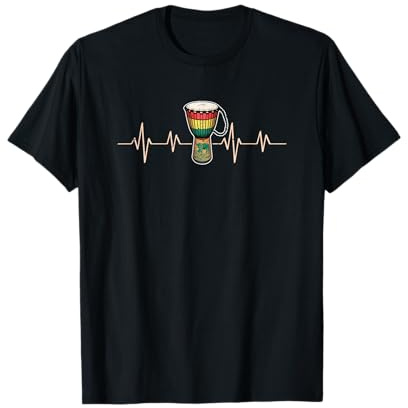Djembe Trommel Drummer Musikinstrument Afrika Raggae T-Shirt