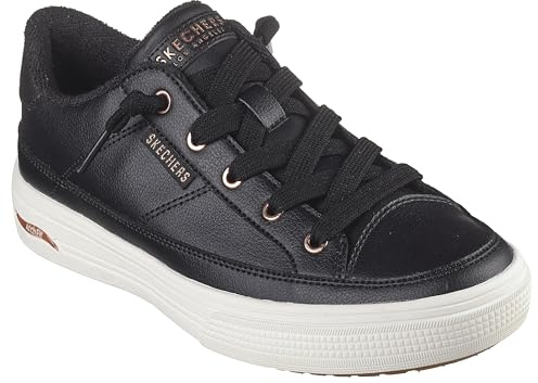 Skechers Women's Arch FIT Arcade ON My Way Sneaker, Black, 7 UK