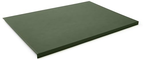 Eglooh - Calliope - Schreibtischunterlage Leder mit Kantenschutz - Desk Mat Groß & Rutschfest - Home Office Zubehör Made in Italy