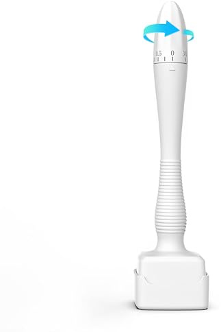 Einstellbarer Microneedling Dermapen mit 140 Einzelnen Echten Titan-Nadeln | Microneedling Dermapen für Haare, Bartwuchs, Gesicht, Körper | Dermatologisch geprüft