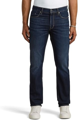 G-Star Mosa raka jeans för män, Blå (Worn in Hourglass D23692-c052-g843), 34W / 32L