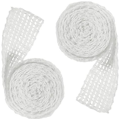 MAGICLULU 2rollen Schinkennetz Wursthüllen Fleischnetz Rindfleischnetz Hühnernetz Wurstnetz Wurstrollennetz Pökelnetze Rollnetz