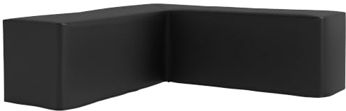 Outsunny Housse de Protection Étanche d'Angle 250L x 250l x 79H cm Noir | Housse Salon de Jardin d'Angle, 420D Oxford Tissu, Bâche Extérieur, Imperméable, anti-UV