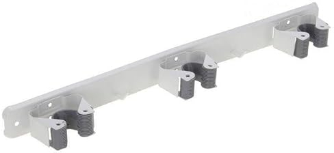 Vilde Support pour manche de serpillère et balai - Support pour outils - Noir - Avec 3 supports