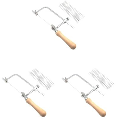 3 set juvelerare såghandtag verktyg snideri göra verktyg juvelerare sågram set bågsåg