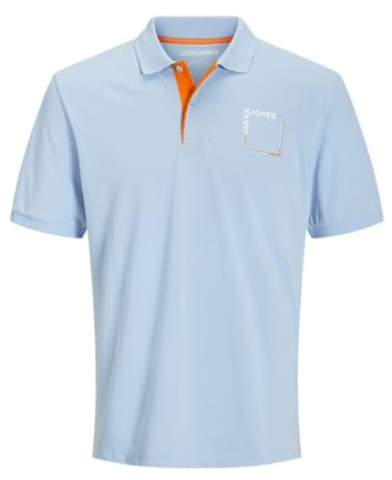 Jack & Jones Jjverner Polo SS, Chambray Blue., S