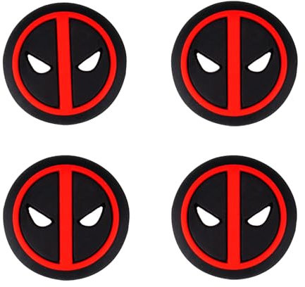 4 tapas de agarre para el pulgar, tapa de silicona para joystick analógico, cubierta protectora para mando de juegos PS4 PS5, pata de gato