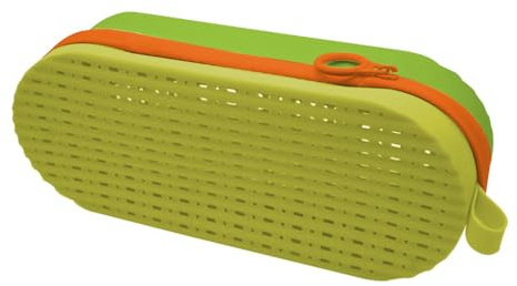 MiOYOOW Custodia per Occhiali da Nuoto, Scatola di Protezione Occhialini in Silicone con Foro di Scarico, Custodie Astuccio per Occhiali per Uomo Donna