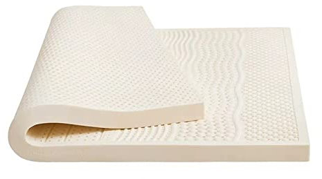 VDCVADKYE Memory Foam Matratze,Latex Matratze, Matratzenauflage aus Naturlatex von Pure Green, mittlere Festigkeit, fest, weich, 5,1 cm, Queen-Size(7.5cm,90x190cm)