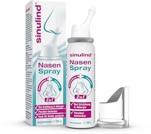 sinulind Nasenspray 2 in 1 | zur Reinigung & bei Schnupfen | 50 ml