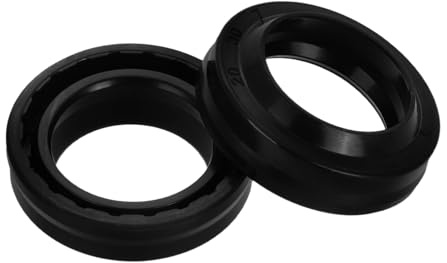 ABOOFAN Kit Guarnizioni Cilindro in Plastico Nero Smontagomme 2 Pezzi Guarnizione Antipolvere e Anello di Tenuta Compatibile e Facile da Installare per Smontagomme