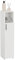 ComfortCove Mueble de baño Alto y Estrecho, Mueble Auxiliar baño, Mueble Una estantería Ideal también para el salón y la Cocina, Columna de Almacenamiento, Blanco