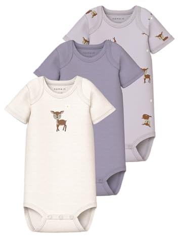 NAME IT kvinnors lila marmor Nbfbody 3P SS rådjur noos, Numeric_86, Lila marmor, numeric_86