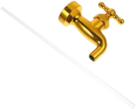 SUPVOX Fontaine Eau Extérieure Invisible à Écoulement Continu avec Robinet Flottant Décoration Artistique De Jardin Et Cour Kit DIY avec Robinet Et Tube Acrylique