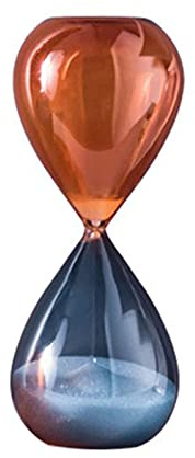 Clessidra, orologio a sabbia, timer, decorazione in vetro, assistente for la gestione del tempo, regalo ricordo creativo unico(B,60 minutes)