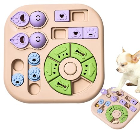 Byzieir Leckerli-Spender Spielzeug Für Hunde - Witziges Futter- & Denkspiel,Kauspielzeug Gegen Langeweile Für Hunde,Für Welpen Katzen geistige Stimulation gegen Langeweile Beschäftigung beim