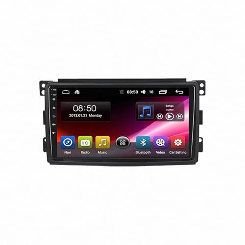 Carplay-Skärm för Benz Smart Fortwo 2006-2010 Röststyrning, Gps-Navigering, Med Kamera, Dashcam, Wifi, Bluetooth Bilradio Stereo Gps Navi, 8 Kärna 8G＋256G