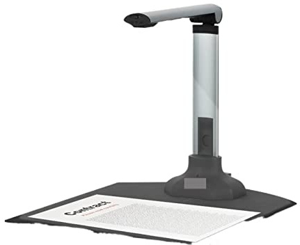 Escáneres de Documentos, 1 2MP USB Cámara de Documentos for Profesores portátil A3 / A4 Tamaño del escáner Libro con Soporte extensión LOC Herramienta Pintura Zoom