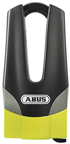 ABUS Bremsscheibenschloss Granit Quick 37/60 Maxi + Mini - Motorradschloss mit ABUS-Sicherheitslevel 15 - 11 mm starker Bügel - 50 mm Bügelhöhe, Gelb