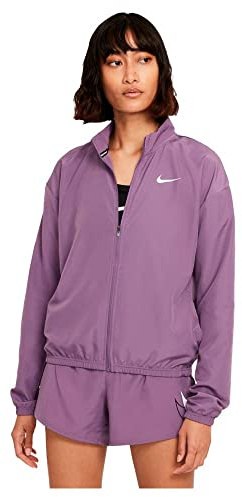 Nike Women's W NK DF SWSH Run JKT Jacket, Amethyst Smoke/White, L