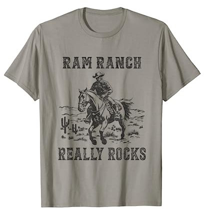 Ram Ranch rockt Vintage-Western-Country-Cowgirls wirklich T-Shirt
