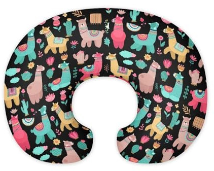 Nopersonality Fodera per cuscino da allattamento in alpaca per mamme che allattano, facile da pulire, traspirante, neutra, fodera per cuscino da allattamento per l'alimentazione con biberon