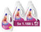 Surf Tropical Lily Laundry Washing Liquid 220 washes with a joy-infused fragrance with natural essential oils lasting up to 12 hours in wear Detergent for brilliantly clean results (5x 1.188 L)