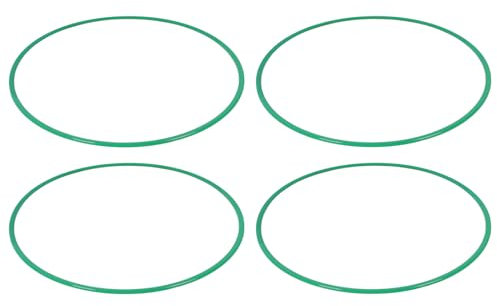 Felgenschutz, ABS mit 4 Stück Radschutz, Felgenschutz für 19-Zoll-Autoradnabe (Green)
