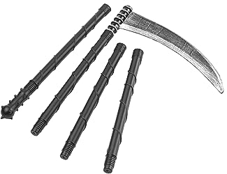 Smiffys Sense Sensenmann, Schwarz, 6Teile, 138cm/54in Halloween