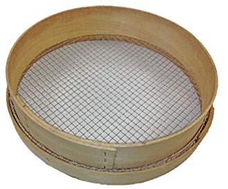 Greenkey 759 10 mm, traditionelles Maschen Gartensieb aus Holz