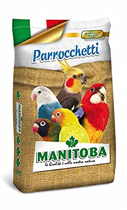 Manitoba Mangime Inseparabili e Calopsiti Uccello 20kg Pouch Unflavored 20000 grammo