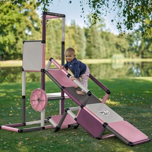 Quadro Evolution Home – Modulares Klettergerüst Spielturm für Kinder, 416 Teile, ab 6 Monaten, Indoor/Outdoor, UV-stabil, Made in Germany
