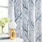 Fmfunctex Blue Blackout Curtains for Bedroom 72 Drop Tree Branch Eyelet Curtains for Living Room Thermal Insulated Window Curtain Drapes for Dining Room 2 Panels