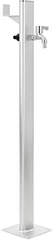 Kstyhome Fontanella a Colonna da Giardino in Allumino 95 cm