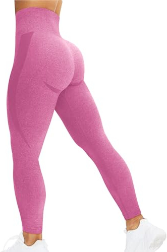 corcoar Sport Leggings Damen Hoch Taille Seamless Blickdicht Leggings | Booty Lifting, Po Push Up, Gym, Yoga, Sporthose