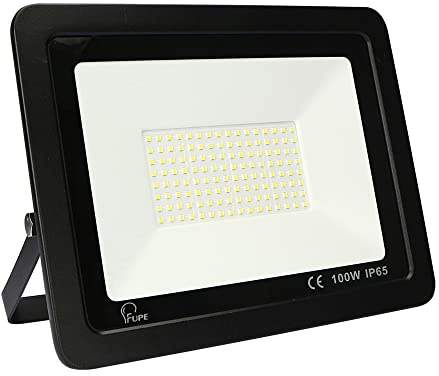 FUPE Foco Led Exterior 50w,5000 lúmen Foco Exterior Led,Luces Led Exterior Impermeable IP65,Proyector LED Exterior Blanco Natural 4000K para Jardín,Patio,Garaje,Parque【2Pack】