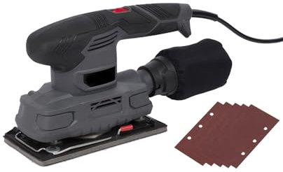 Levitantes Lijadora orbital 180W, velocidad ajustable, diseño ergonómico, ideal para alisar superficies y eliminar pintura.