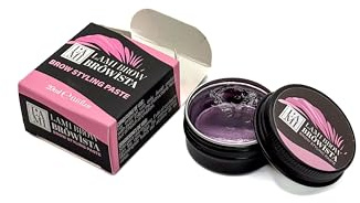 Lami Browista Styling Paste - Fixierung der Augenbrauen mit Feuchtigkeitsspendenden Ölen für haltbaren Glanz (Grape)