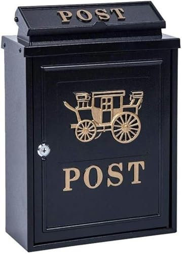 FLTRGO Wall Wall Mailbox Wall Mailbox Retro Vintage E -Mail -Mailbox An Der Wand Für Äußere Mailbox Mailbox Safe Außenpostfachs ~/////