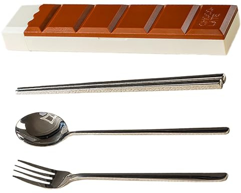 Posate da viaggio - Attrezzi da picnic da campeggio, simpatici attrezzi da campeggio | Set di posate da viaggio con cartone animato con scomparto liquido integrato, stoviglie leggere, utensili per