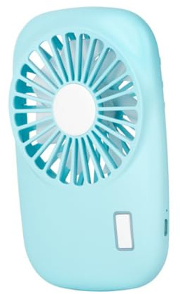 SHINEOFI Ventilador Portátil de Mano Recargable USB Mini Ventilador para Oficina y Hogar Azul