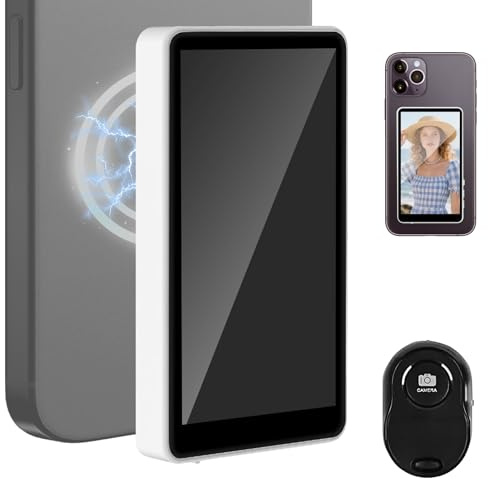 Pantalla Monitor Selfie para Vlog Smartphone, Magnética para Streaming en, Accesorios Móviles para Vídeo Vlog Photo con Smartphone en Interior Exterior Viaje