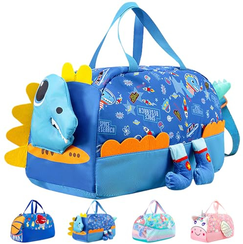 LUKIUP Bolsa Deportiva Impermeable, Bolsa de Viaje Tipo Duffle, Bolsa Multiusos para Exterior, Fútbol, Natación, Colegio y Fin de Semana, Tamaño 48 x 25 x 20 cm