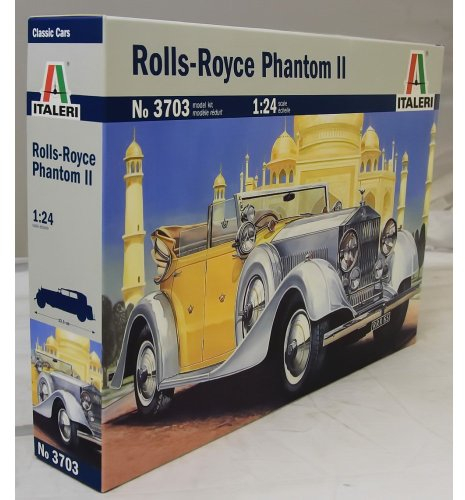 Italeri 8001283037037 510003703 - 1:24 Rolls Royce Phantom II, Nicht Bemalt, Black