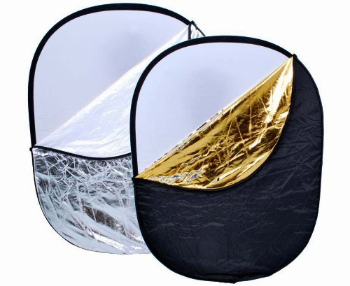 moderntex 5in1 Reflektoren Set oval, 110x168cm, Faltreflektor