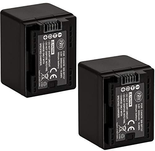 BM Premium 2 BP-727 Batteries for Canon Vixia HFR80, HFR82, HFR800, HFR70, HFR72, HFR700, HFR30, HFR32, HFR300, HFR40, HFR42, HFR400, HFR50, HFR52, HFR500, HFR60, HFR62, HFR600, HFM50,HFM52, HFM500