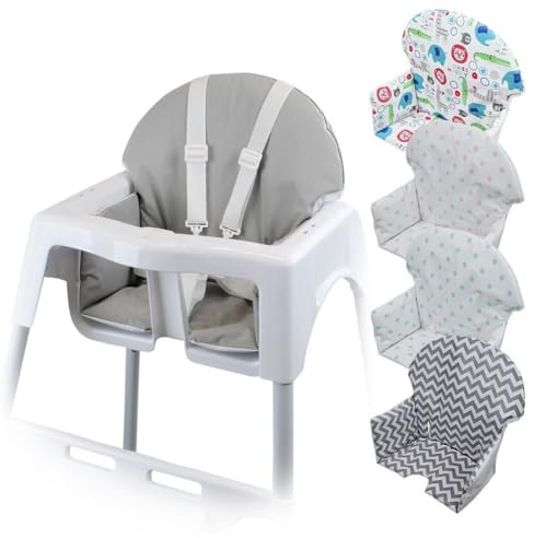 Monsieur Bébé - Housse d'assise pour chaise haute enfant gamme Délice - 5 coloris
